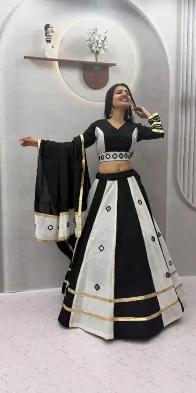 PC 599 White Roman Silk Lehenga Choli Perfect for Wedding, Party, Eid, Reception, Durga Puja Available at ₹2899 only. Delivery 4-6 Working Days. Shop now. | Lehenga, Bollywood Lehenga, Creative Lehenga, Designer Lehenga, Embroidered Lehenga, Party Wear Lehenga
