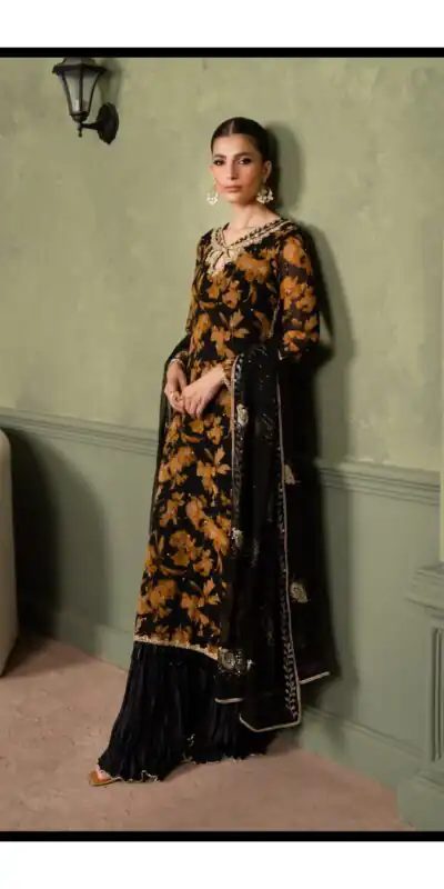 SRK 5366 Black l Faux Georgette Salwar Suit with Mirror Work & Embroidery Work. Get it for ₹2349. Delivery 4-6 Working Days. Shop now. | Jump Suits, Salwar suit, Designer Suits, Casual Suits, Creative suits, Palazzo Suits, Party Wear Suits, Patiala Suits, Straight Suits