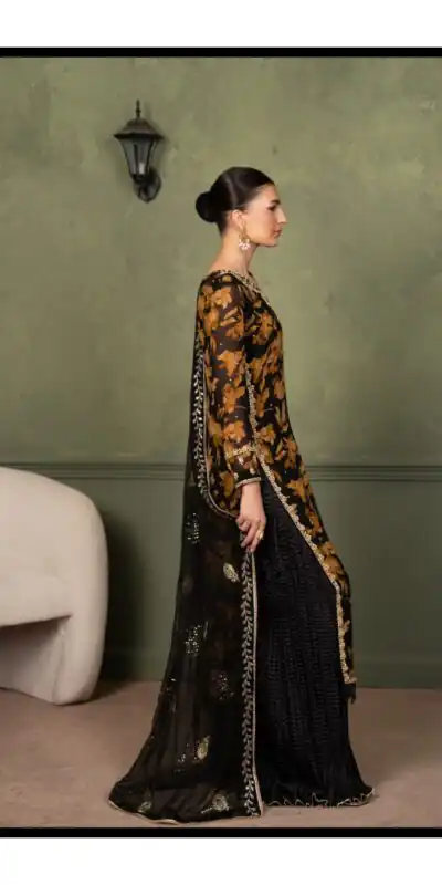 SRK 5366 Black l Faux Georgette Salwar Suit with Mirror Work & Embroidery Work. Get it for ₹2349. Delivery 4-6 Working Days. Shop now. | Jump Suits, Salwar suit, Designer Suits, Casual Suits, Creative suits, Palazzo Suits, Party Wear Suits, Patiala Suits, Straight Suits