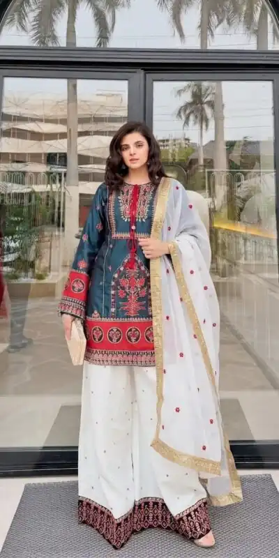 SKF 1731 Blue Color Natural Crep Salwar Suit with Embroidery Work. Wedding, Party, Festive, Best Price ₹2149. Delivery 4-6 Working Days. Shop now. | Jump Suits, Salwar suit, Designer Suits, Casual Suits, Creative suits, Palazzo Suits, Party Wear Suits, Patiala Suits, Straight Suits