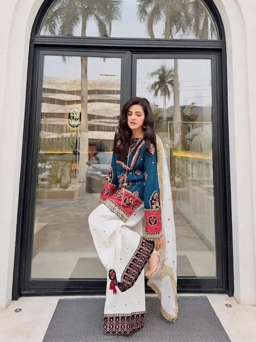 SKF 1731 Blue Color Natural Crep Salwar Suit with Embroidery Work. Wedding, Party, Festive, Best Price ₹2149. Delivery 4-6 Working Days. Shop now. | Jump Suits, Salwar suit, Designer Suits, Casual Suits, Creative suits, Palazzo Suits, Party Wear Suits, Patiala Suits, Straight Suits