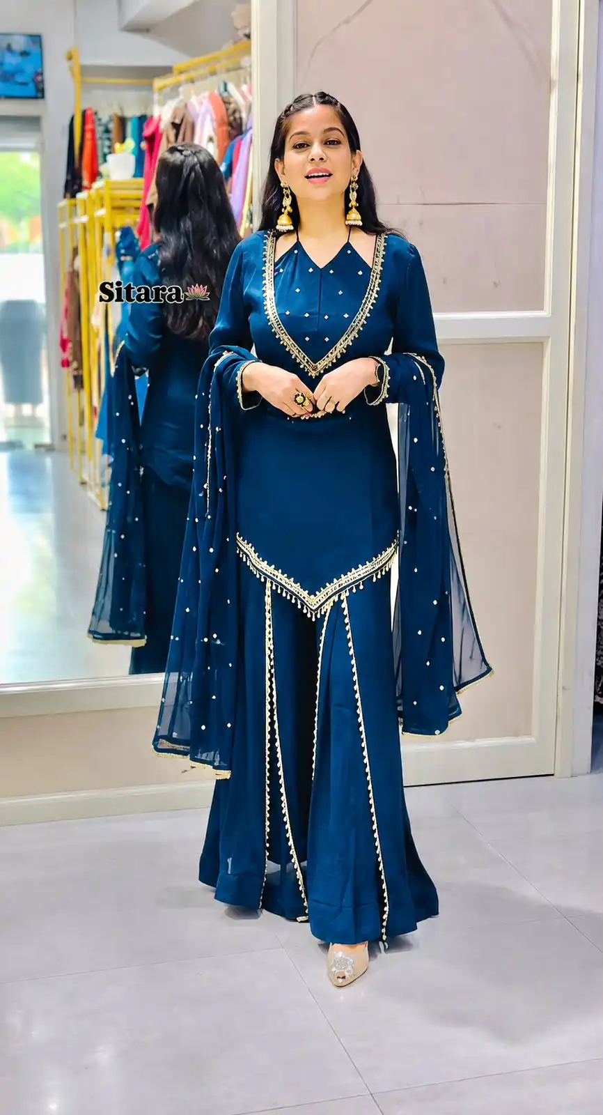 JF 054 Blue Color Roman Silk Salwar Suit with Embroidery Work. Available at ₹2399 only. Delivery 4-6 Working Days. Shop now. | Jump Suits, Salwar suit, Designer Suits, Casual Suits, Creative suits, Palazzo Suits, Party Wear Suits, Patiala Suits, Straight Suits