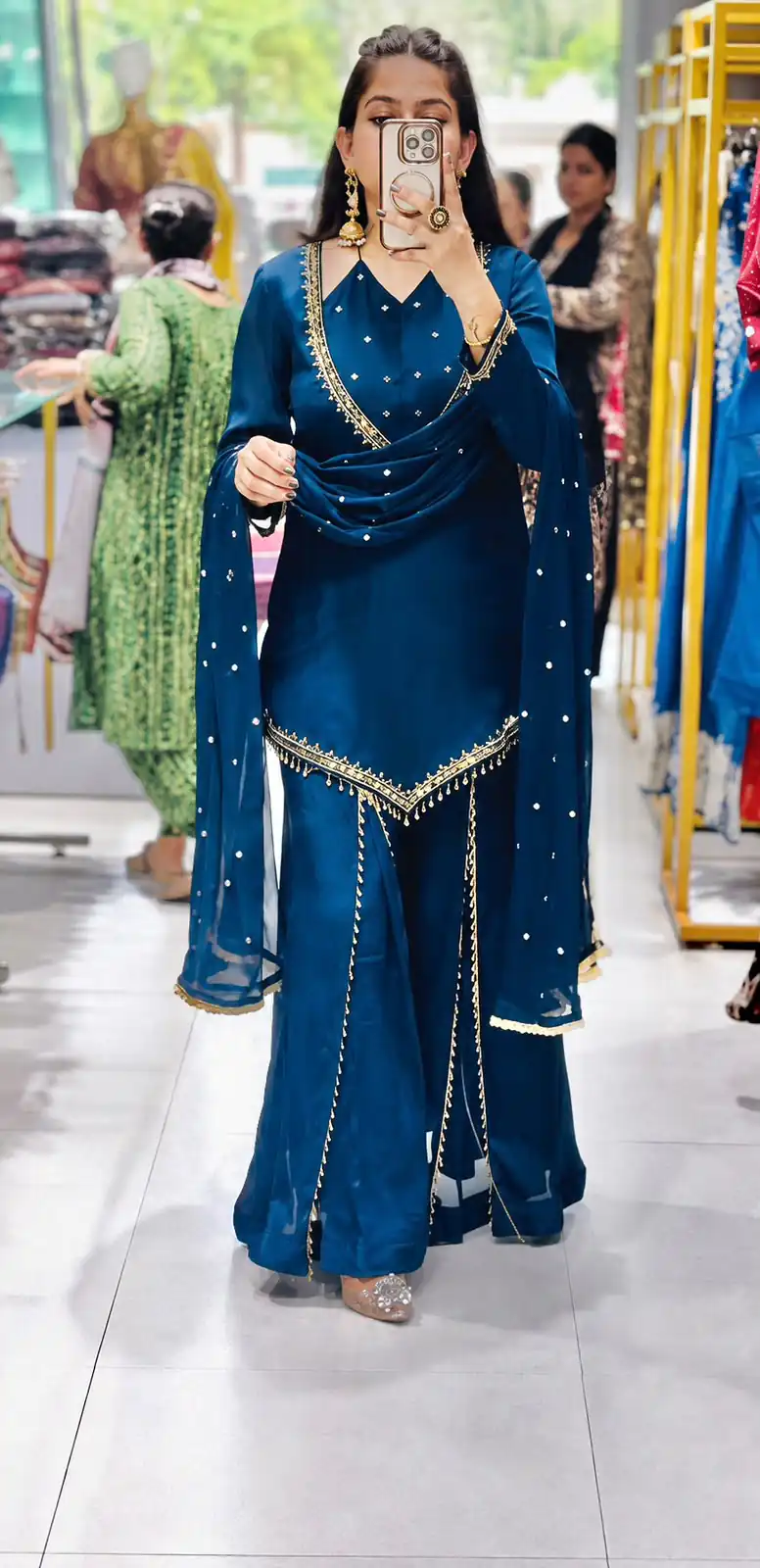 JF 054 Blue Color Roman Silk Salwar Suit with Embroidery Work. Available at ₹2399 only. Delivery 4-6 Working Days. Shop now. | Jump Suits, Salwar suit, Designer Suits, Casual Suits, Creative suits, Palazzo Suits, Party Wear Suits, Patiala Suits, Straight Suits