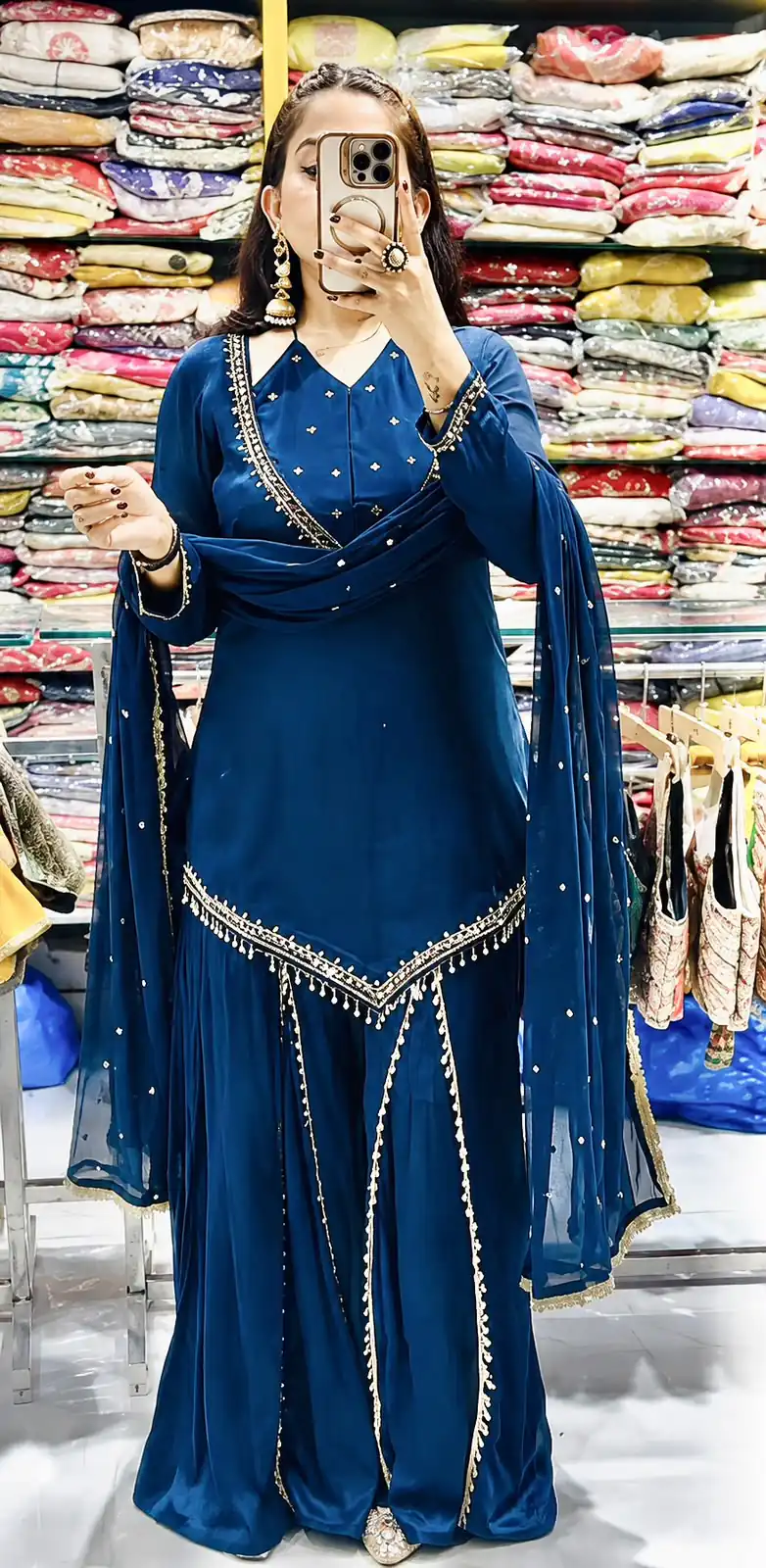 JF 054 Blue Color Roman Silk Salwar Suit with Embroidery Work. Available at ₹2399 only. Delivery 4-6 Working Days. Shop now. | Jump Suits, Salwar suit, Designer Suits, Casual Suits, Creative suits, Palazzo Suits, Party Wear Suits, Patiala Suits, Straight Suits