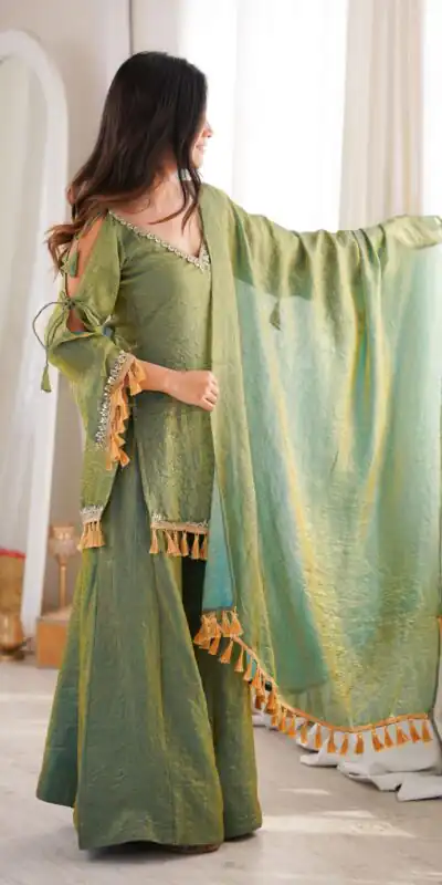 SRK 5357 Green Doremon Crush Salwar Suit Perfect for Wedding, Party, Traditional Day, Baisakhi, Karwa Chauth – . Exclusive Offer ₹2099. Delive | Jump Suits, Salwar suit, Designer Suits, Casual Suits, Creative suits, Palazzo Suits, Party Wear Suits, Patiala Suits, Straight Suits