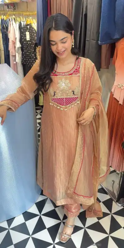 WW 1281 Peach in Salsa Silk Embroidery Work & Sequins Work Salwar Suit . Get it for ₹2899. Delivery 4-6 Working Days. Shop now. | Jump Suits, Salwar suit, Designer Suits, Casual Suits, Creative suits, Palazzo Suits, Party Wear Suits, Patiala Suits, Straight Suits