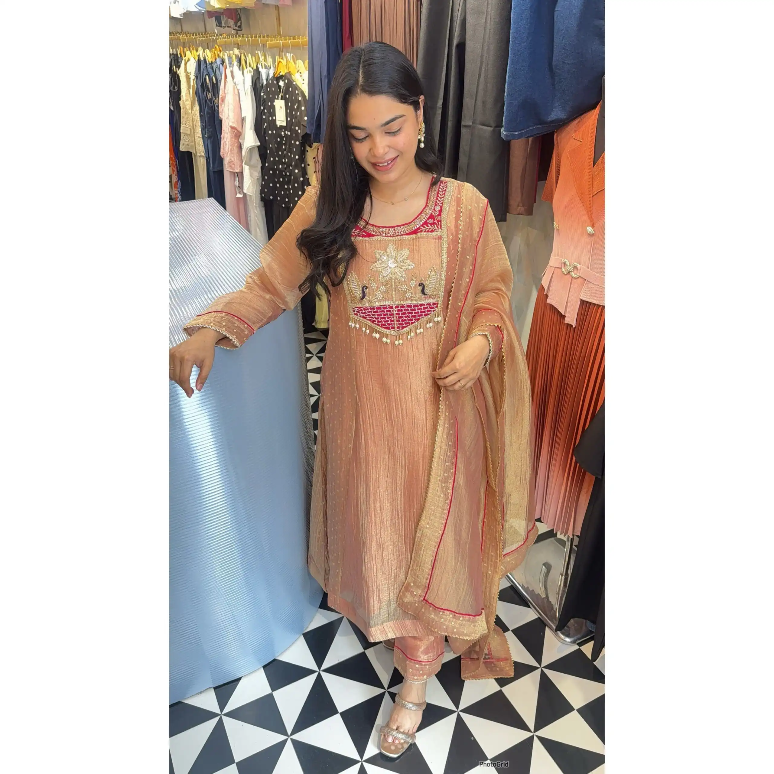 WW 1281 Peach in Salsa Silk Embroidery Work & Sequins Work Salwar Suit . Get it for ₹2899. Delivery 4-6 Working Days. Shop now. | Jump Suits, Salwar suit, Designer Suits, Casual Suits, Creative suits, Palazzo Suits, Party Wear Suits, Patiala Suits, Straight Suits