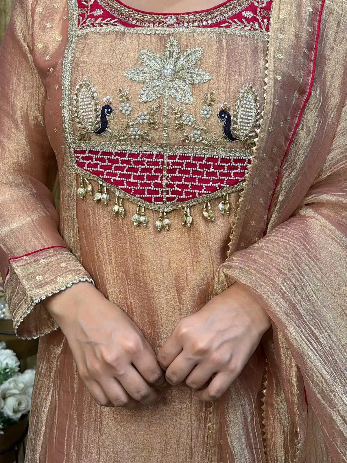 WW 1281 Peach in Salsa Silk Embroidery Work & Sequins Work Salwar Suit . Get it for ₹2899. Delivery 4-6 Working Days. Shop now. | Jump Suits, Salwar suit, Designer Suits, Casual Suits, Creative suits, Palazzo Suits, Party Wear Suits, Patiala Suits, Straight Suits