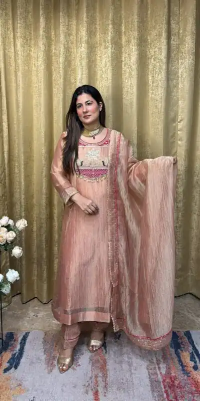 WW 1281 Peach in Salsa Silk Embroidery Work & Sequins Work Salwar Suit . Get it for ₹2899. Delivery 4-6 Working Days. Shop now. | Jump Suits, Salwar suit, Designer Suits, Casual Suits, Creative suits, Palazzo Suits, Party Wear Suits, Patiala Suits, Straight Suits
