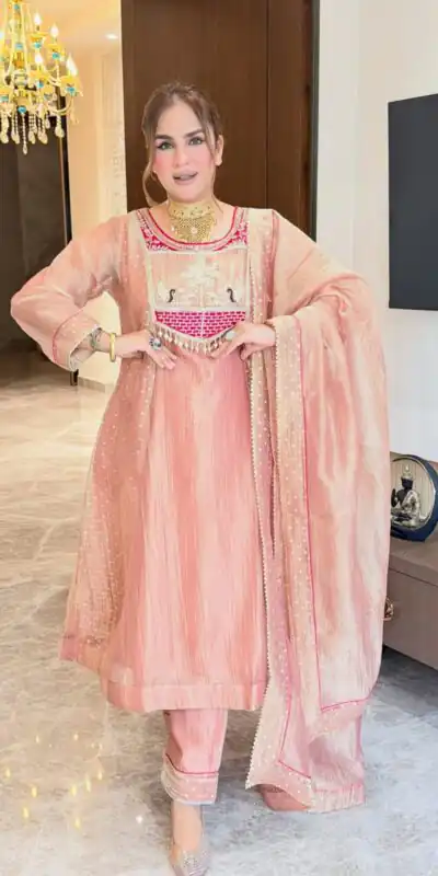 WW 1281 Peach in Salsa Silk Embroidery Work & Sequins Work Salwar Suit . Get it for ₹2899. Delivery 4-6 Working Days. Shop now. | Jump Suits, Salwar suit, Designer Suits, Casual Suits, Creative suits, Palazzo Suits, Party Wear Suits, Patiala Suits, Straight Suits