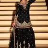 ZB 5067 Black Chinon Silk Salwar Suit Perfect for Wedding, Party, Ganesh Chaturthi, Baby Shower, Makar Sankranti – . Affordable Price ₹2399. /- | Jump Suits, Salwar suit, Designer Suits, Casual Suits, Creative suits, Palazzo Suits, Party Wear Suits, Patiala Suits, Straight Suits