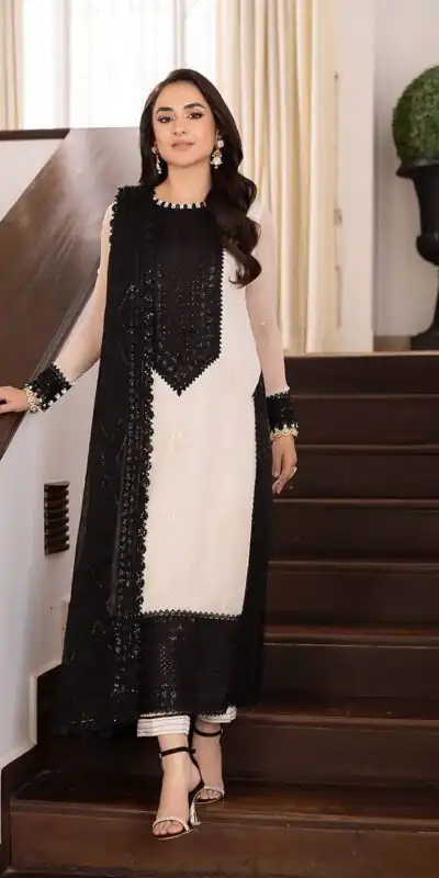 KD 1593 Black in Color Natural Crepe Embroidery Work Salwar Suit . Affordable Price ₹2399. Delivery 4-6 Working Days. Shop now. | Jump Suits, Salwar suit, Designer Suits, Casual Suits, Creative suits, Palazzo Suits, Party Wear Suits, Patiala Suits, Straight Suits