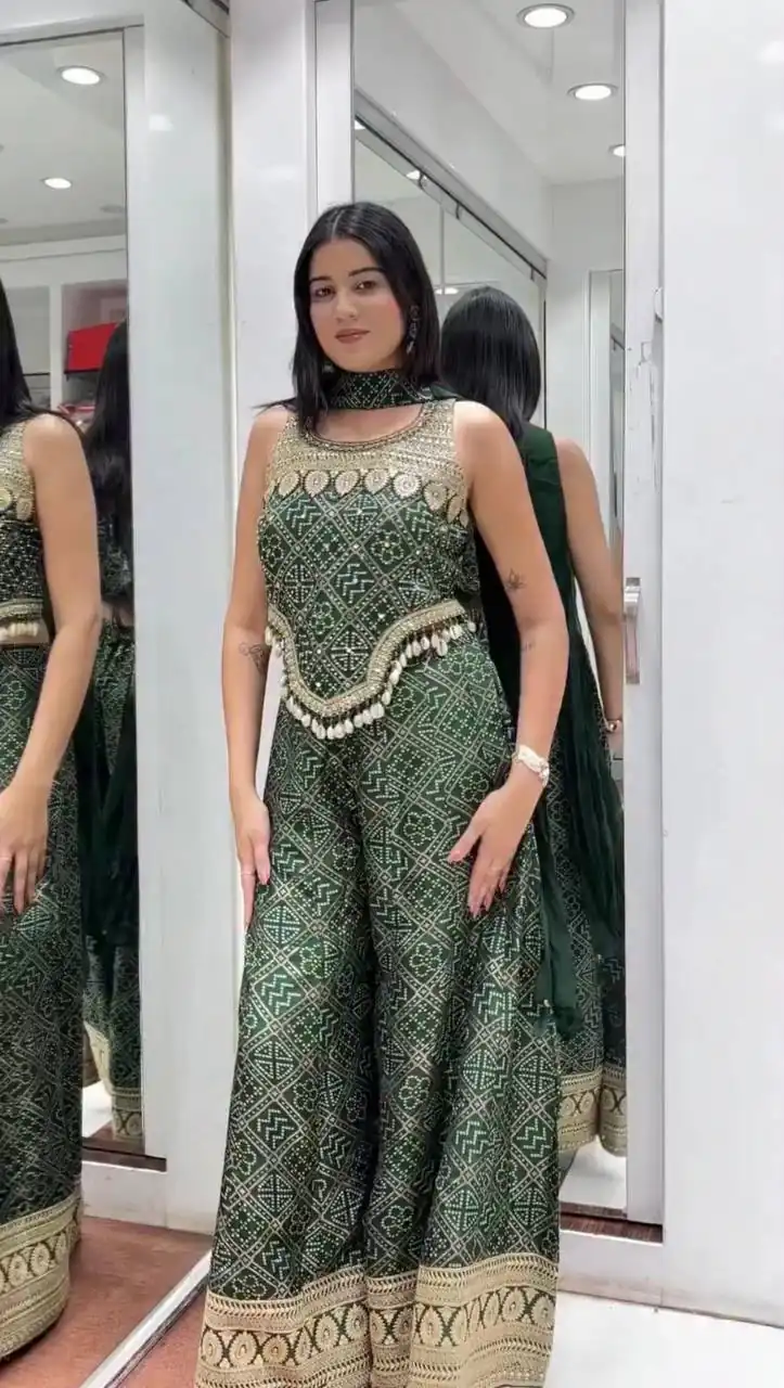 ST 228 Green Colour Digital Print Salwar Suit in Black Faux Georgette. Now at just ₹2099. Delivery 4-6 Working Days. Shop now. | Jump Suits, Salwar suit, Designer Suits, Casual Suits, Creative suits, Palazzo Suits, Party Wear Suits, Patiala Suits, Straight Suits