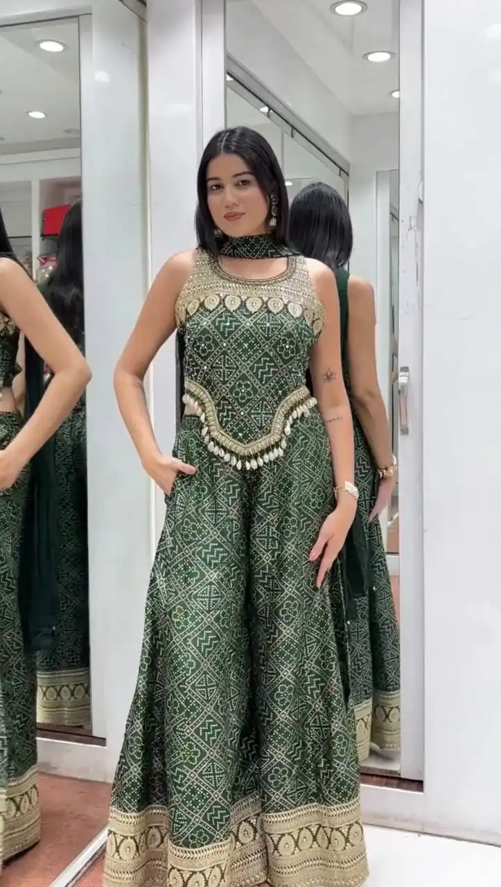 ST 228 Green Colour Digital Print Salwar Suit in Black Faux Georgette. Now at just ₹2099. Delivery 4-6 Working Days. Shop now. | Jump Suits, Salwar suit, Designer Suits, Casual Suits, Creative suits, Palazzo Suits, Party Wear Suits, Patiala Suits, Straight Suits