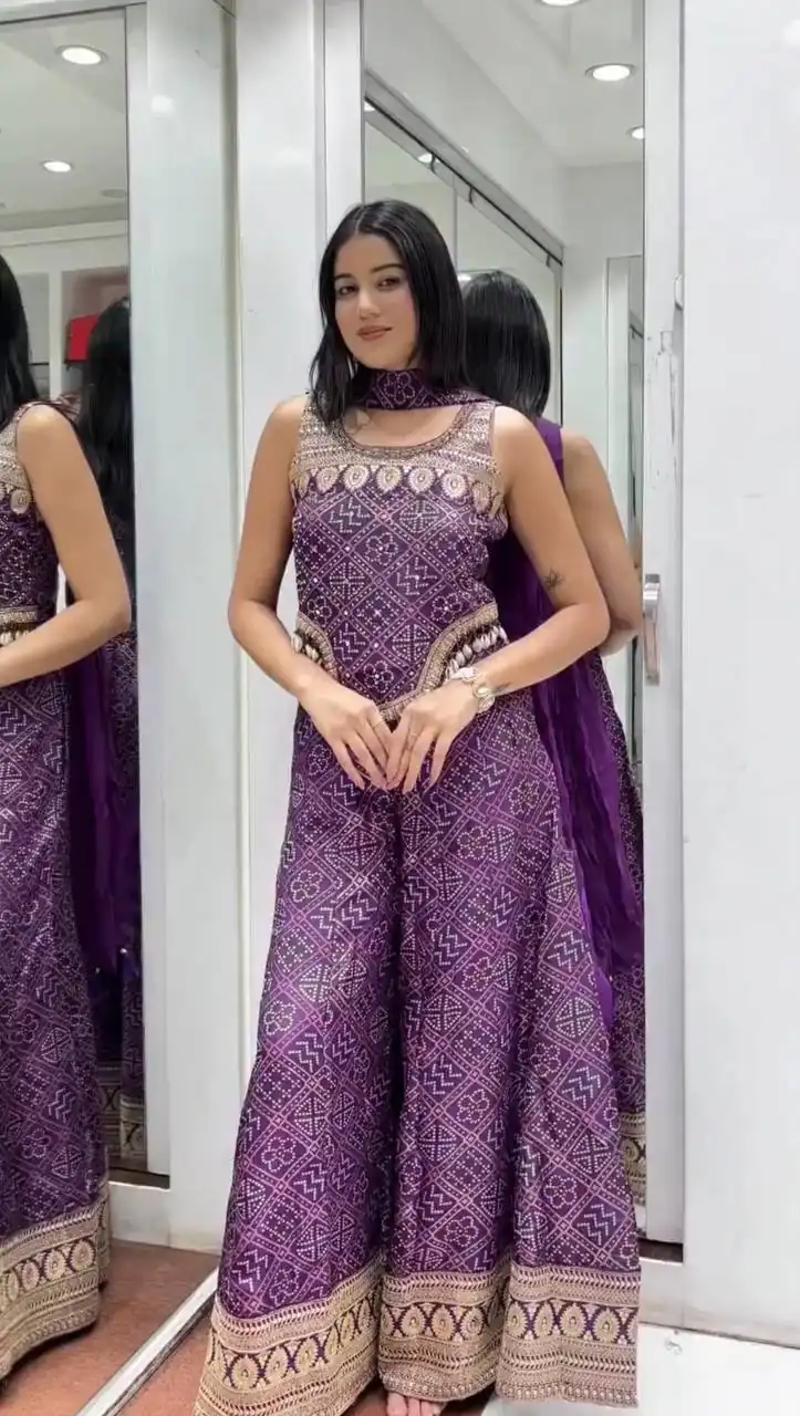 ST 228 Purple Colour Digital Print Salwar Suit in Black Faux Georgette. Now at just ₹2099. Delivery 4-6 Working Days. Shop now. | Jump Suits, Salwar suit, Designer Suits, Casual Suits, Creative suits, Palazzo Suits, Party Wear Suits, Patiala Suits, Straight Suits