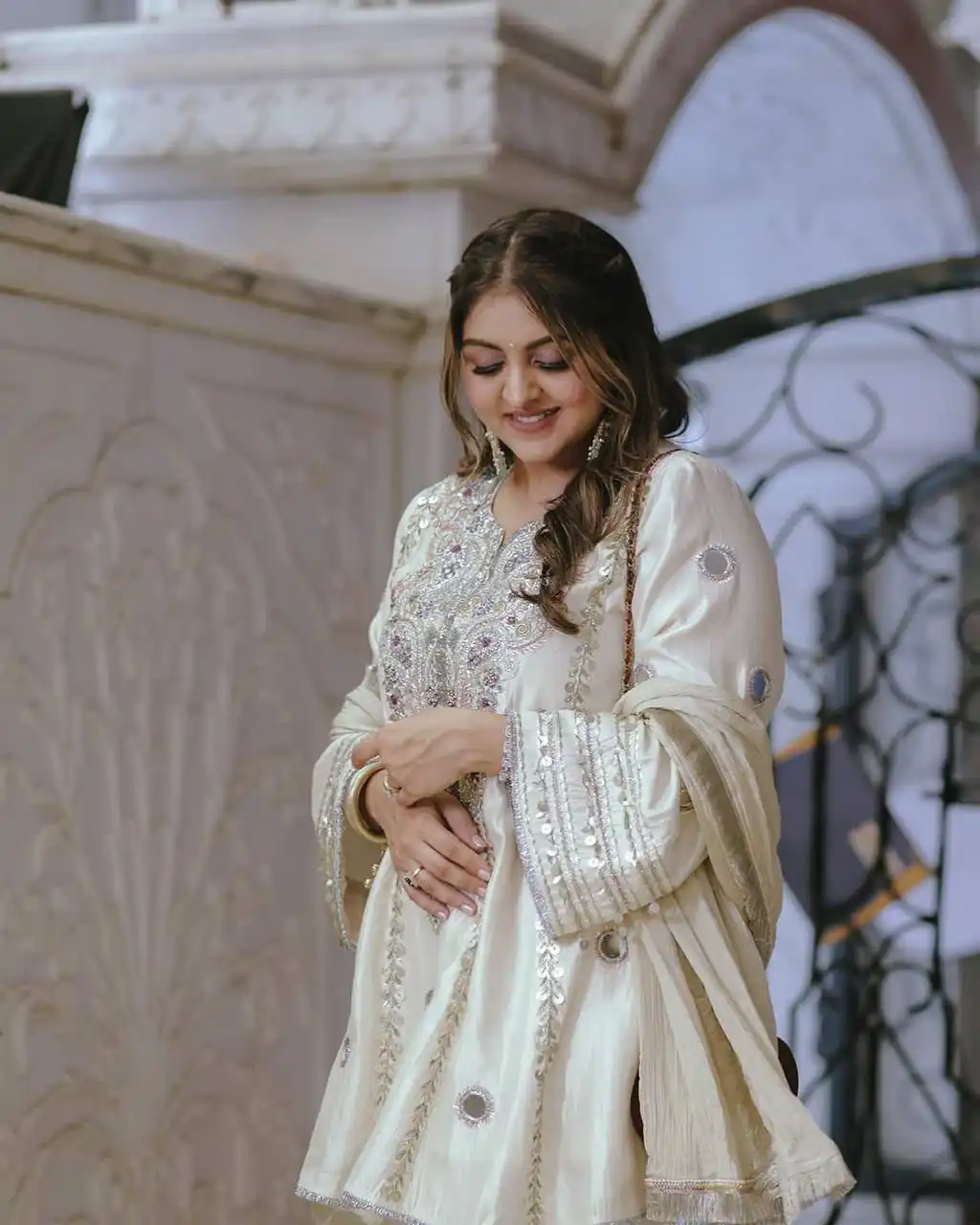 DB 003 White in Color Natural Crepe Embroidery Work Salwar Suit . Affordable Price ₹2299. Delivery 4-6 Working Days. Shop now. | Jump Suits, Salwar suit, Designer Suits, Casual Suits, Creative suits, Palazzo Suits, Party Wear Suits, Patiala Suits, Straight Suits