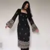 ST 1146 Black in Faux Georgette Embroidery Work Salwar Suit . Available at ₹2099 only. Delivery 4-6 Working Days. Shop now. | Jump Suits, Salwar suit, Designer Suits, Casual Suits, Creative suits, Palazzo Suits, Party Wear Suits, Patiala Suits, Straight Suits