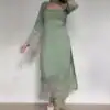 ST 1146 Pista in Faux Georgette Embroidery Work Salwar Suit . Available at ₹2099 only. Delivery 4-6 Working Days. Shop now. | Jump Suits, Salwar suit, Designer Suits, Casual Suits, Creative suits, Palazzo Suits, Party Wear Suits, Patiala Suits, Straight Suits