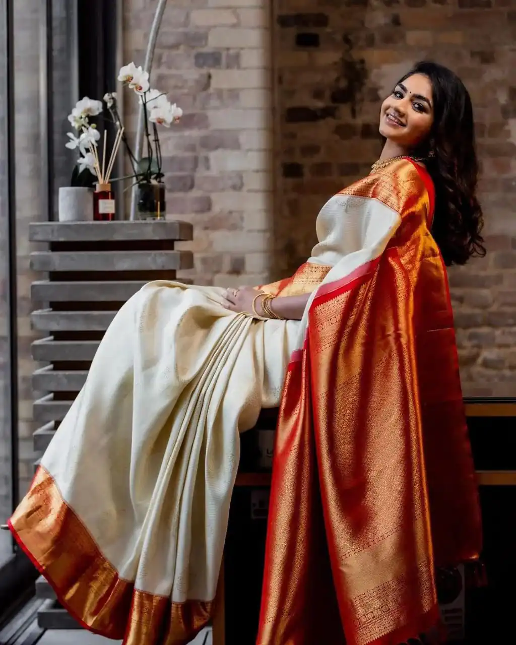 KPR 254 Cream Soft Lichi Silk Saree with Lace Work & Lace Border. Introductory Price ₹1449. Delivery 4-6 Working Days. Shop now. | Sarees, Bollywood Sarees, Creative Sarees, Designer Sarees, Embroidered Sarees, Ethnic Saree, Modern Digital sarees, Party Wear Sarees