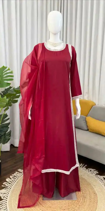 RTC 5999 Maroon in Color Natural Crepe Embroidery Work Salwar Suit . Affordable Price ₹1899. Delivery 4-6 Working Days. Shop now. | Jump Suits, Salwar suit, Designer Suits, Casual Suits, Creative suits, Palazzo Suits, Party Wear Suits, Patiala Suits, Straight Suits