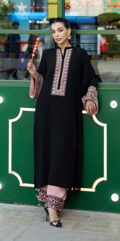 RTC 6059 Black Colour Rayon Cotton Kurti with Embroidery Work. Introductory Price ₹2099. Delivery 4-6 Working Days. Shop now. | Kurti, Bollywood Kurti, Creative Kurtis, Designer Kurti, Party Wear Kurti, Selfie Kurti