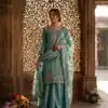 WW 1280 Blue Fendy Silk Salwar Suitwith Embroidery Work & Lace Work. Now at just ₹2449. Delivery 4-6 Working Days. Shop now. | Jump Suits, Salwar suit, Designer Suits, Casual Suits, Creative suits, Palazzo Suits, Party Wear Suits, Patiala Suits, Straight Suits