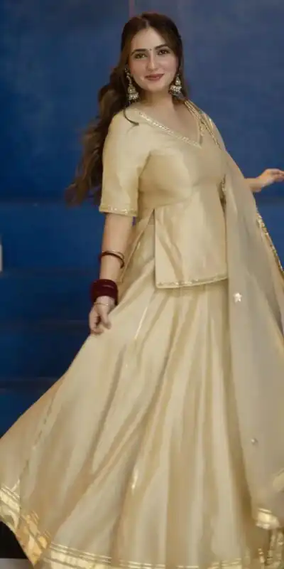 MF 541 Cream Vichitra Silk Salwar Suit with Embroidery Work. Wedding, Party, Festive, Events, Grab it for ₹2449. Delivery 4-6 Working Days. Shop now. | Jump Suits, Salwar suit, Designer Suits, Casual Suits, Creative suits, Palazzo Suits, Party Wear Suits, Patiala Suits, Straight Suits