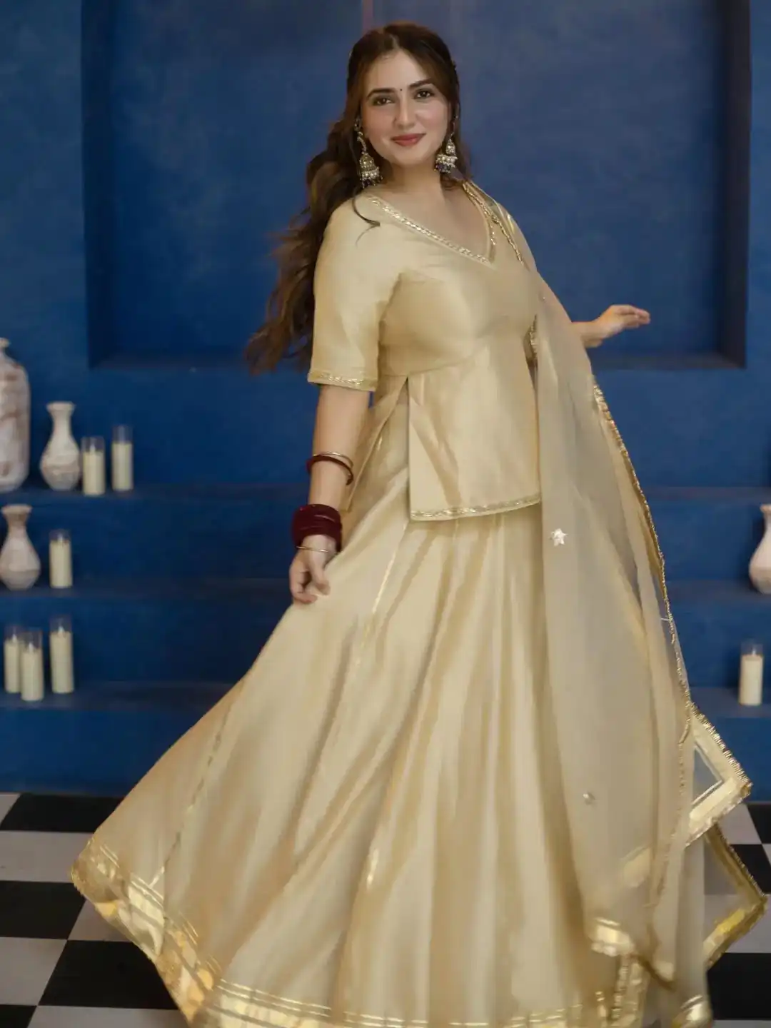 MF 541 Cream Vichitra Silk Salwar Suit with Embroidery Work. Wedding, Party, Festive, Events, Grab it for ₹2449. Delivery 4-6 Working Days. Shop now. | Jump Suits, Salwar suit, Designer Suits, Casual Suits, Creative suits, Palazzo Suits, Party Wear Suits, Patiala Suits, Straight Suits
