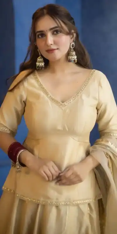 MF 541 Cream Vichitra Silk Salwar Suit with Embroidery Work. Wedding, Party, Festive, Events, Grab it for ₹2449. Delivery 4-6 Working Days. Shop now. | Jump Suits, Salwar suit, Designer Suits, Casual Suits, Creative suits, Palazzo Suits, Party Wear Suits, Patiala Suits, Straight Suits