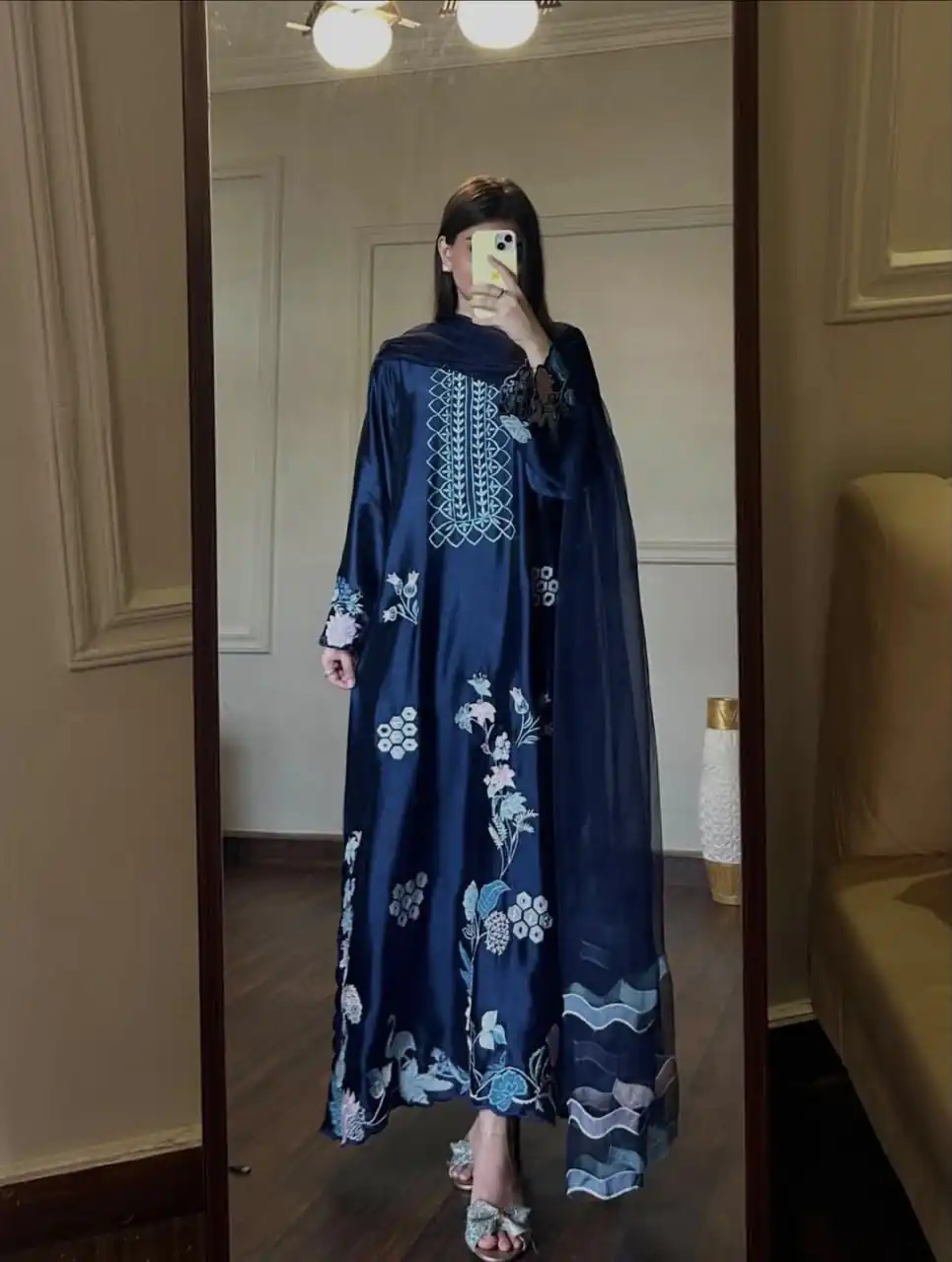 RTC 6053 Navy Blue Jura Silk Salwar Suit with Embroidery Work & Thread Embroidery. Grab it for ₹2399. Delivery 4-6 Working Days. Shop now. | Jump Suits, Salwar suit, Designer Suits, Casual Suits, Creative suits, Palazzo Suits, Party Wear Suits, Patiala Suits, Straight Suits