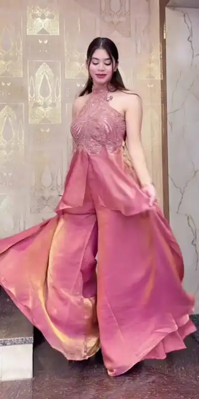 NF 1273 Peach Fendy Silk Salwar Suitwith Embroidery Work & Lace Work. Now at just ₹2449. Delivery 4-6 Working Days. Shop now. | Jump Suits, Salwar suit, Designer Suits, Casual Suits, Creative suits, Palazzo Suits, Party Wear Suits, Patiala Suits, Straight Suits