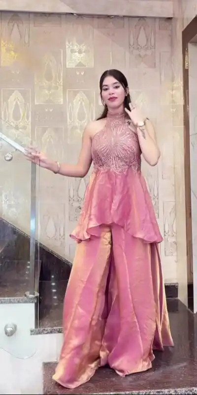 NF 1273 Peach Fendy Silk Salwar Suitwith Embroidery Work & Lace Work. Now at just ₹2449. Delivery 4-6 Working Days. Shop now. | Jump Suits, Salwar suit, Designer Suits, Casual Suits, Creative suits, Palazzo Suits, Party Wear Suits, Patiala Suits, Straight Suits