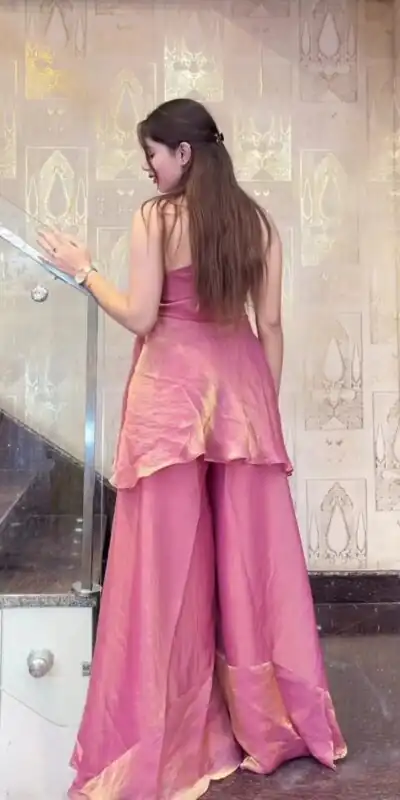 NF 1273 Peach Fendy Silk Salwar Suitwith Embroidery Work & Lace Work. Now at just ₹2449. Delivery 4-6 Working Days. Shop now. | Jump Suits, Salwar suit, Designer Suits, Casual Suits, Creative suits, Palazzo Suits, Party Wear Suits, Patiala Suits, Straight Suits