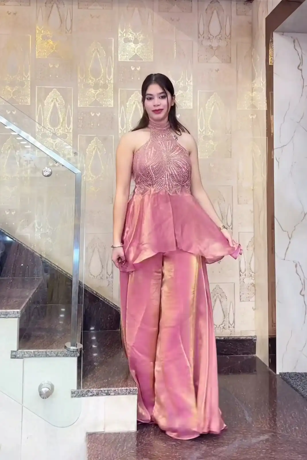NF 1273 Peach Fendy Silk Salwar Suitwith Embroidery Work & Lace Work. Now at just ₹2449. Delivery 4-6 Working Days. Shop now. | Jump Suits, Salwar suit, Designer Suits, Casual Suits, Creative suits, Palazzo Suits, Party Wear Suits, Patiala Suits, Straight Suits