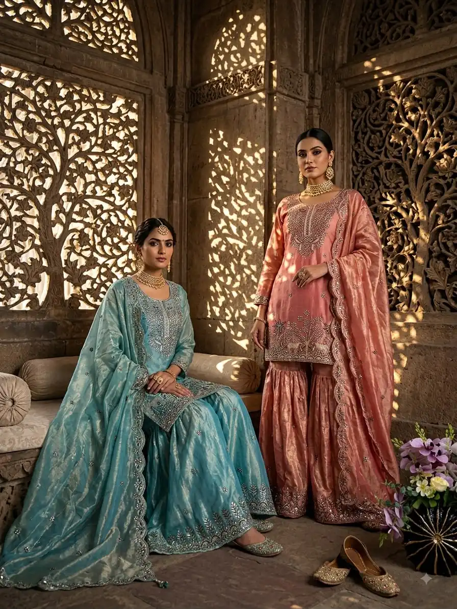 WW 1280 Peach Fendy Silk Salwar Suitwith Embroidery Work & Lace Work. Now at just ₹2449. Delivery 4-6 Working Days. Shop now. | Jump Suits, Salwar suit, Designer Suits, Casual Suits, Creative suits, Palazzo Suits, Party Wear Suits, Patiala Suits, Straight Suits