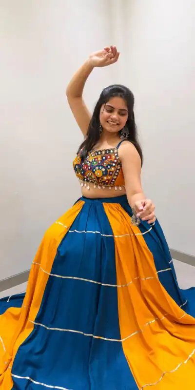 LG 657 Blue Color Rayon Embroidery Work & Cowrie Work Lehenga Choli . Grab it for ₹2449. Delivery 4-6 Working Days. Shop now. | Lehenga, Bollywood Lehenga, Creative Lehenga, Designer Lehenga, Embroidered Lehenga, Party Wear Lehenga