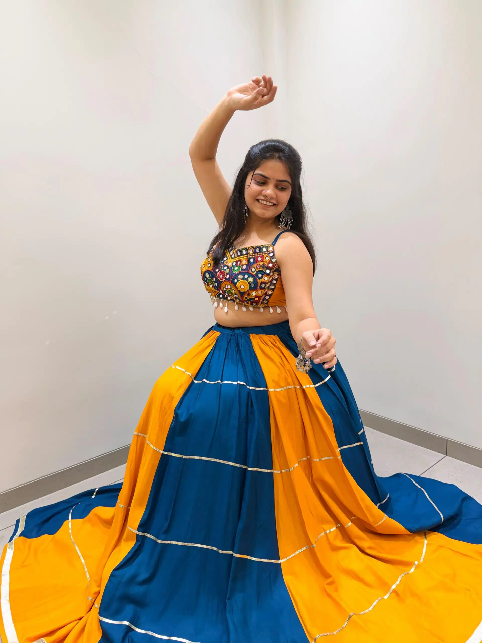 LG 657 Blue Color Rayon Embroidery Work & Cowrie Work Lehenga Choli . Grab it for ₹2449. Delivery 4-6 Working Days. Shop now. | Lehenga, Bollywood Lehenga, Creative Lehenga, Designer Lehenga, Embroidered Lehenga, Party Wear Lehenga