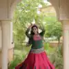 KA 5076 Green Rayon Embroidery Work & Cowrie Work Lehenga Choli . Grab it for ₹2749. Delivery 4-6 Working Days. Shop now. | Lehenga, Bollywood Lehenga, Creative Lehenga, Designer Lehenga, Embroidered Lehenga, Party Wear Lehenga