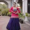 KA 5076 Pink Color Rayon Embroidery Work & Cowrie Work Lehenga Choli . Grab it for ₹2749. Delivery 4-6 Working Days. Shop now. | Lehenga, Bollywood Lehenga, Creative Lehenga, Designer Lehenga, Embroidered Lehenga, Party Wear Lehenga
