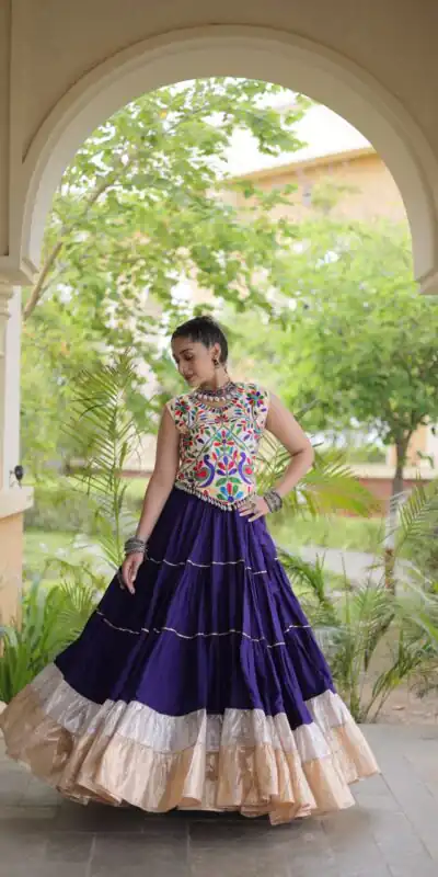 KA 5071 Purple Rayon Embroidery Work & Cowrie Work Lehenga Choli . Grab it for ₹2849. Delivery 4-6 Working Days. Shop now. | Lehenga, Bollywood Lehenga, Creative Lehenga, Designer Lehenga, Embroidered Lehenga, Party Wear Lehenga