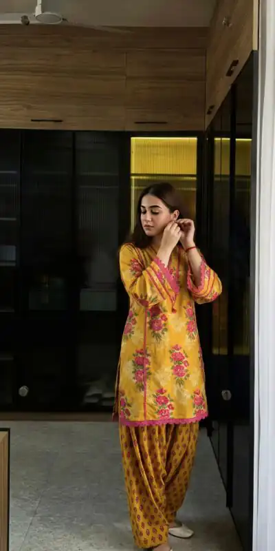 NSR 909 Yellow Color Natural Crep Salwar Suit with Digital Print. Get it for ₹1999. Delivery 4-6 Working Days. Online Shop now. | Jump Suits, Salwar suit, Designer Suits, Casual Suits, Creative suits, Palazzo Suits, Party Wear Suits, Patiala Suits, Straight Suits