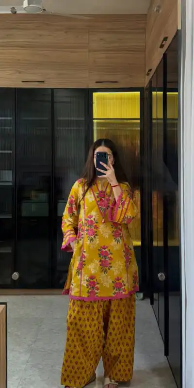 NSR 909 Yellow Color Natural Crep Salwar Suit with Digital Print. Get it for ₹1999. Delivery 4-6 Working Days. Online Shop now. | Jump Suits, Salwar suit, Designer Suits, Casual Suits, Creative suits, Palazzo Suits, Party Wear Suits, Patiala Suits, Straight Suits
