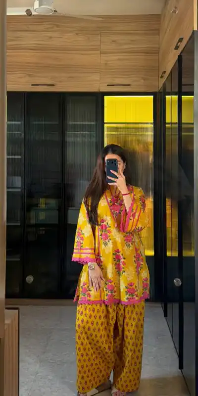 NSR 909 Yellow Color Natural Crep Salwar Suit with Digital Print. Get it for ₹1999. Delivery 4-6 Working Days. Online Shop now. | Jump Suits, Salwar suit, Designer Suits, Casual Suits, Creative suits, Palazzo Suits, Party Wear Suits, Patiala Suits, Straight Suits