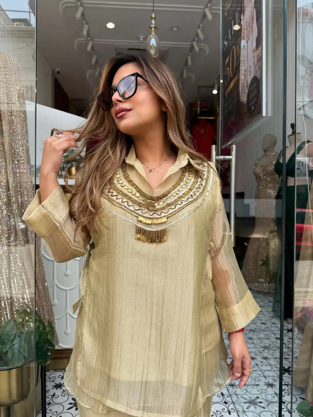 RTC 6056 Chiku Colour | Brown Salsa Silk Kurti with Hand Work. Get it for ₹2249. Delivery 4-6 Working Days. Online Shop now. | Kurti, Bollywood Kurti, Creative Kurtis, Designer Kurti, Party Wear Kurti, Selfie Kurti