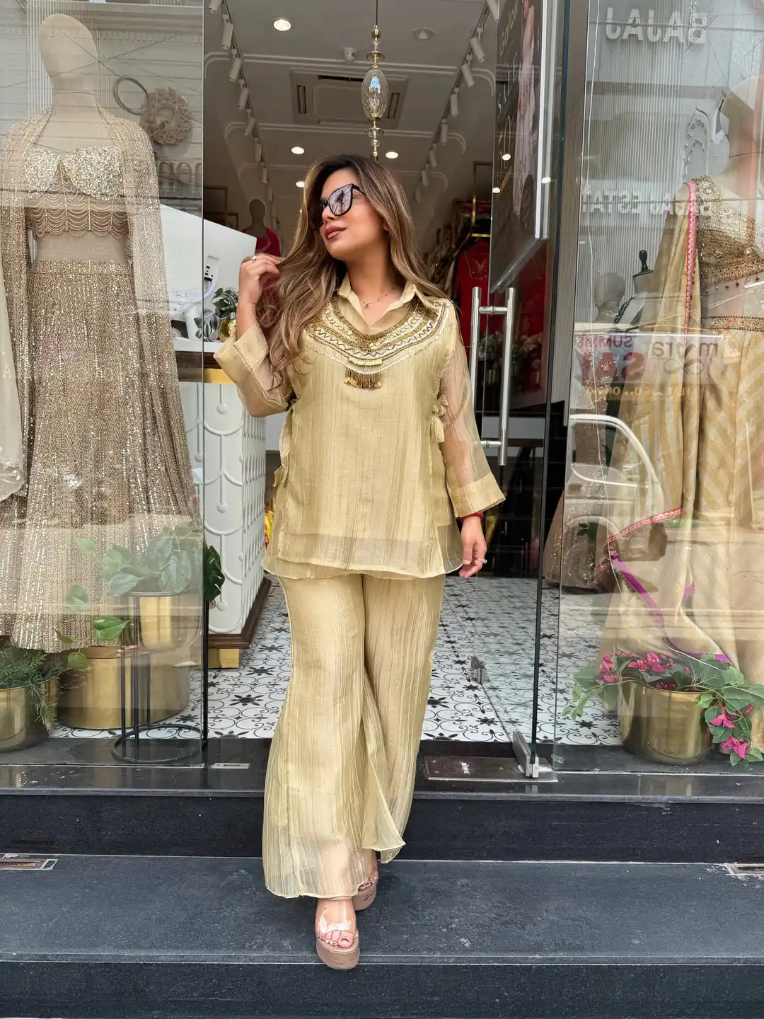 RTC 6056 Chiku Colour | Brown Salsa Silk Kurti with Hand Work. Get it for ₹2249. Delivery 4-6 Working Days. Online Shop now. | Kurti, Bollywood Kurti, Creative Kurtis, Designer Kurti, Party Wear Kurti, Selfie Kurti