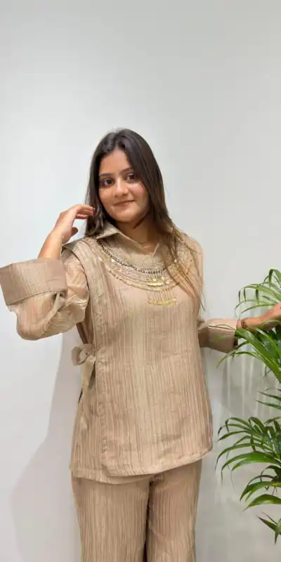 BE 484 Chiku Colour | Brown Salsa Silk Kurti with Hand Work. Get it for ₹2199. Delivery 4-6 Working Days. Online Shop now. | Kurti, Bollywood Kurti, Creative Kurtis, Designer Kurti, Party Wear Kurti, Selfie Kurti