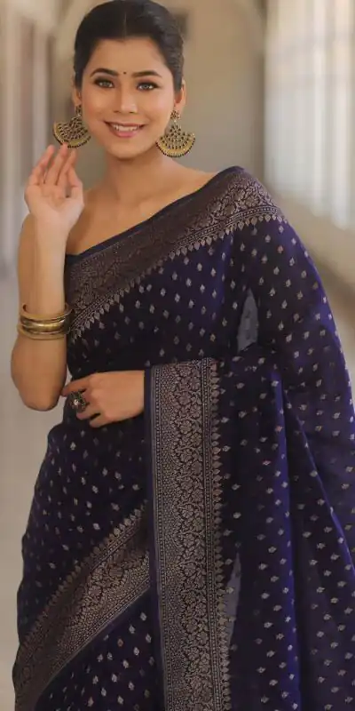 KPR 266 Dark Purple Soft Lichi Silk Cloth Saree Perfect for Wedding, Party, Family Gatherings, Sangeet, Ethnic Day – Festive Deal ₹1349. Delivery 4-6 Workin | Sarees, Bollywood Sarees, Creative Sarees, Designer Sarees, Embroidered Sarees, Ethnic Saree, Modern Digital sarees, Party Wear Sarees
