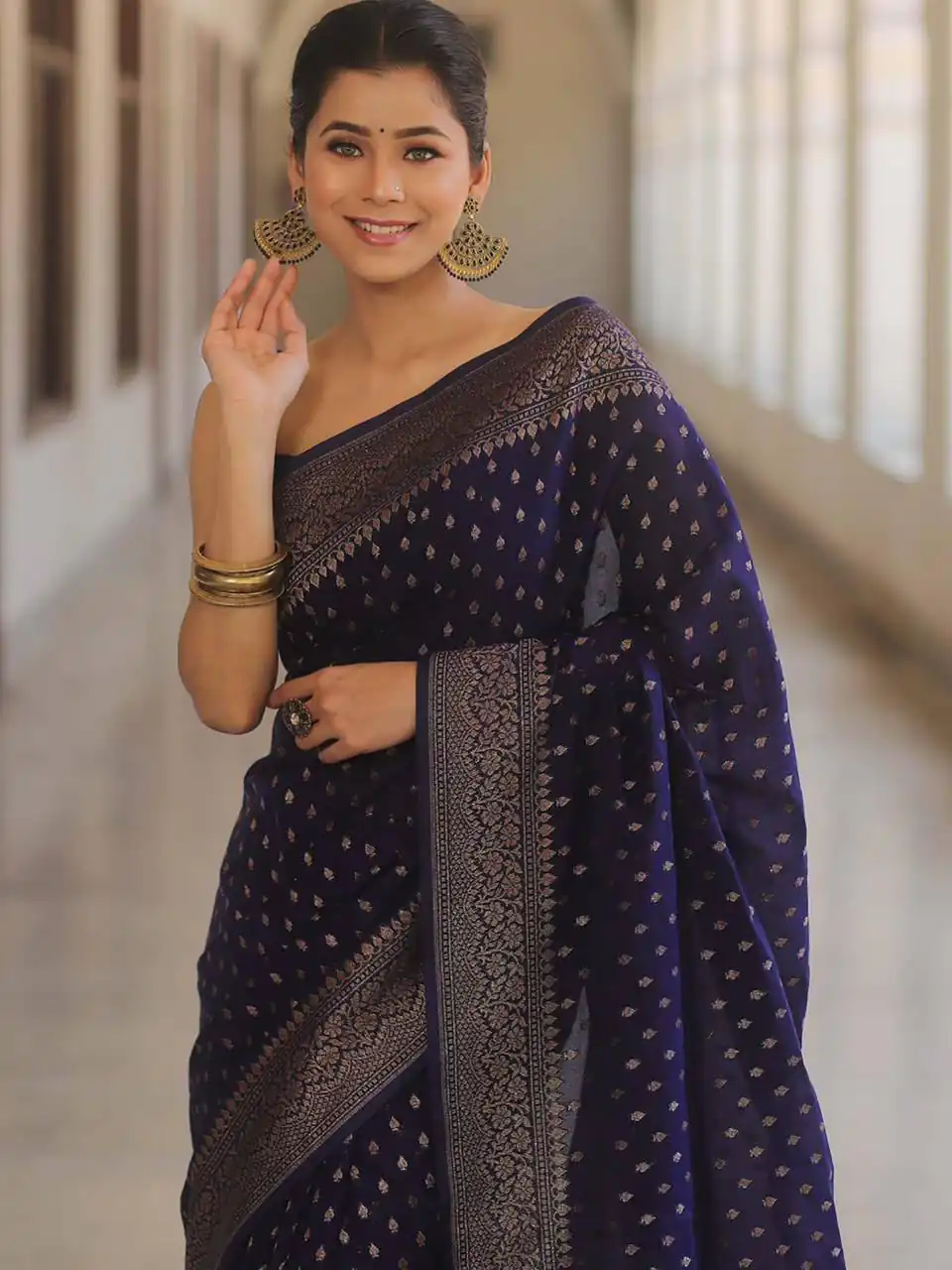 KPR 266 Dark Purple Soft Lichi Silk Cloth Saree Perfect for Wedding, Party, Family Gatherings, Sangeet, Ethnic Day – Festive Deal ₹1349. Delivery 4-6 Workin | Sarees, Bollywood Sarees, Creative Sarees, Designer Sarees, Embroidered Sarees, Ethnic Saree, Modern Digital sarees, Party Wear Sarees