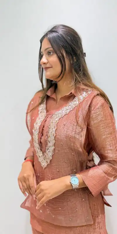 BE 493 Rust Colour | Brown Salsa Silk Kurti with Hand Work. Get it for ₹2199. Delivery 4-6 Working Days. Online Shop now. | Kurti, Bollywood Kurti, Creative Kurtis, Designer Kurti, Party Wear Kurti, Selfie Kurti