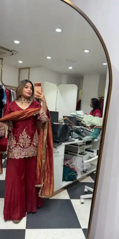 ZSR 3186 Maroon French Crep Silk Salwar Suit Perfect for Wedding, Party, Engagement, Baisakhi, Pongal – . Special Price ₹2249. Delivery 4-6 Working Days | Jump Suits, Salwar suit, Designer Suits, Casual Suits, Creative suits, Palazzo Suits, Party Wear Suits, Patiala Suits, Straight Suits
